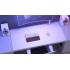 Glorious 3XL Extended Gaming White Smooth Cloth & Anti-Slip Rubber Base Mouse pad, Stitched Edges |61x122cm - White
